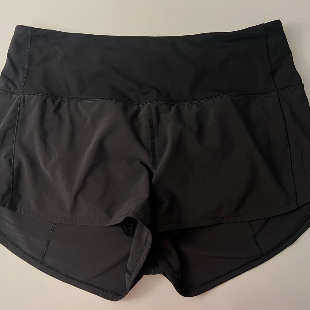 Lululemon Speed Up High-Rise 2.5” Short - Size 10 - Black